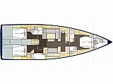 Bavaria C57 - Layout image