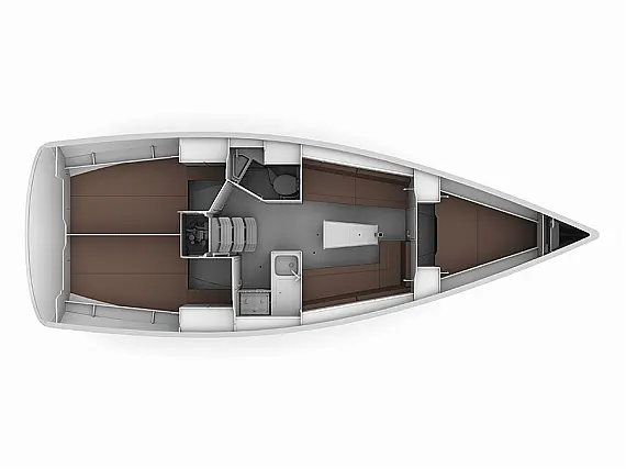 Bavaria 37 Cruiser - Immagine di layout