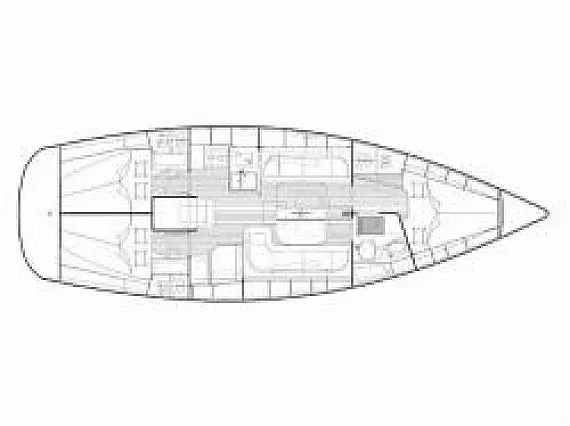 Bavaria 38 Cruiser  - Immagine di layout