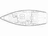 Bavaria 40 Cruiser - Layout image