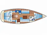Bavaria Cruiser 37 - Layout image