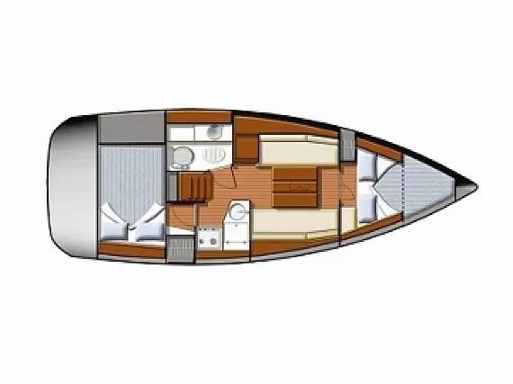 Sun Odyssey 30i - Immagine di layout