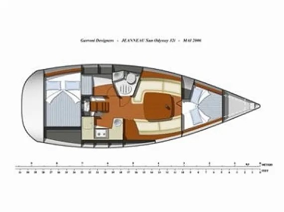 Sun Odyssey 32i - Immagine di layout