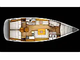 Sun Odyssey 439 - Layout image