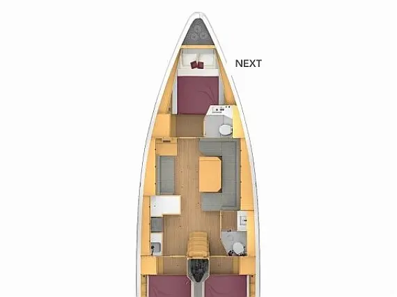 Bavaria C42 (3 cab.)