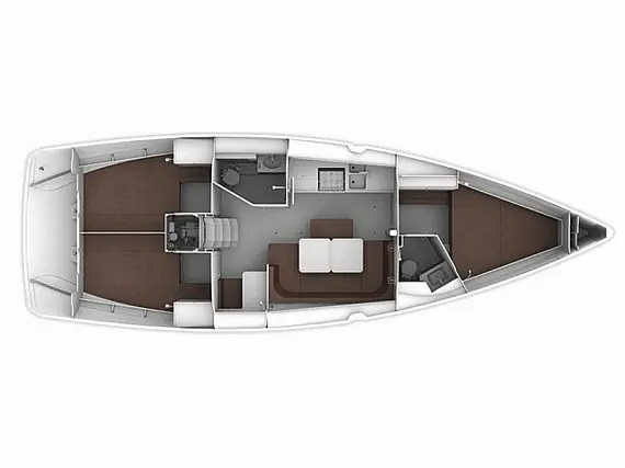 Bavaria Cruiser 41 - Immagine di layout