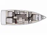 Dufour 470 owner layout - Layout image