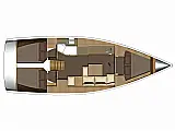 Dufour 382 Grand Large - Layout image