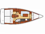 Beneteau Oceanis 35.1 - Layout image