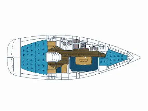 Elan 36 - Layout image