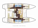 Lagoon 400 S2 - Layout image