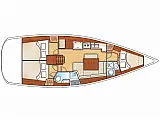 Oceanis 40 - Layout image