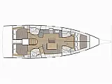 Dufour 460 Grand Large - Layout image