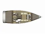 Dufour 350 GL - Layout image
