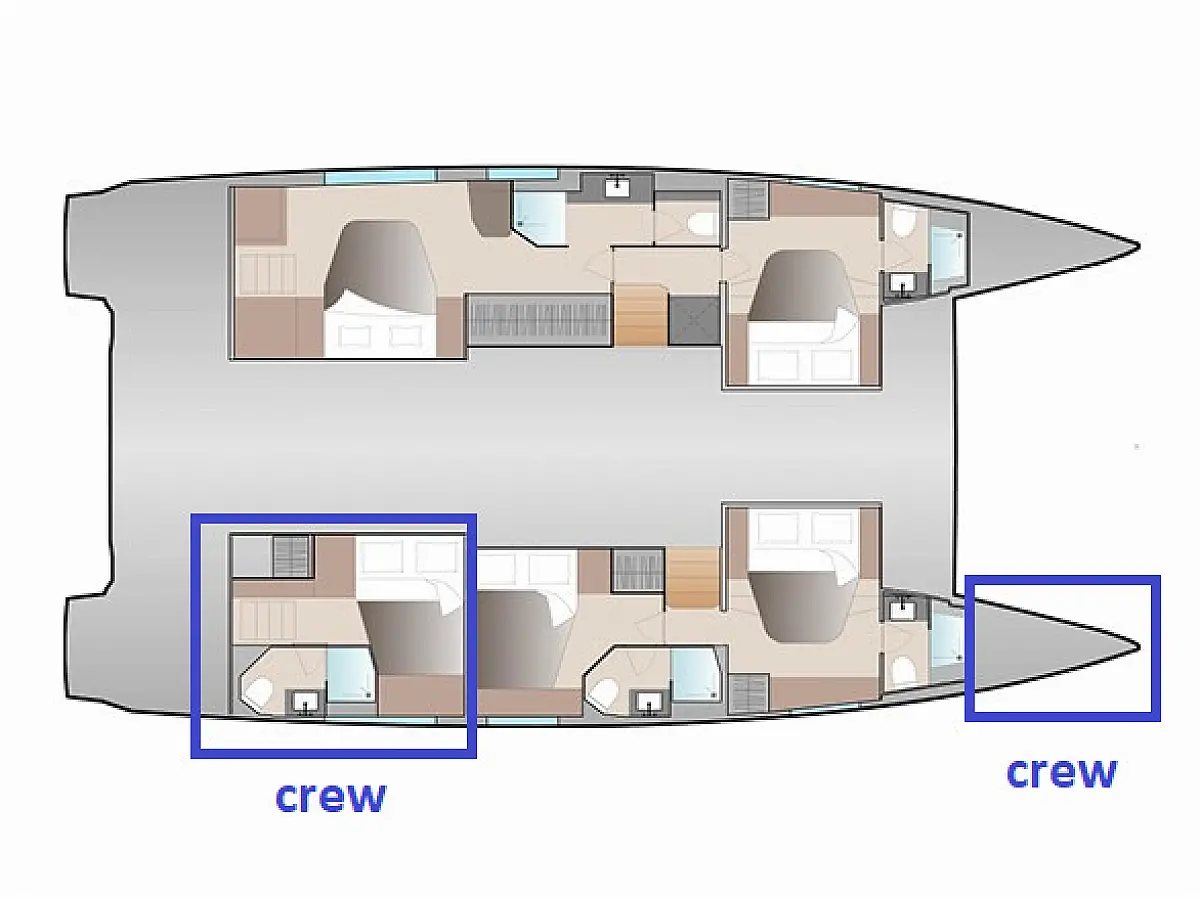 Aura 51 (2026) in Italy deck plan