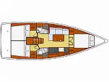 Oceanis 38.1 - Layout image