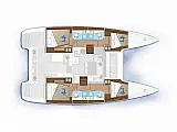 Lagoon 40  - Layout image