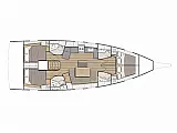 Oceanis 46.1 - Layout image
