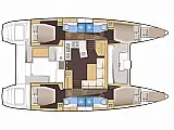 Lagoon 450  F - Layout image