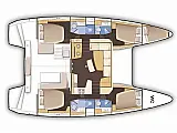 Lagoon 42 (4+1) - Layout image