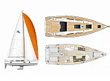 Hanse 418 - Layout image