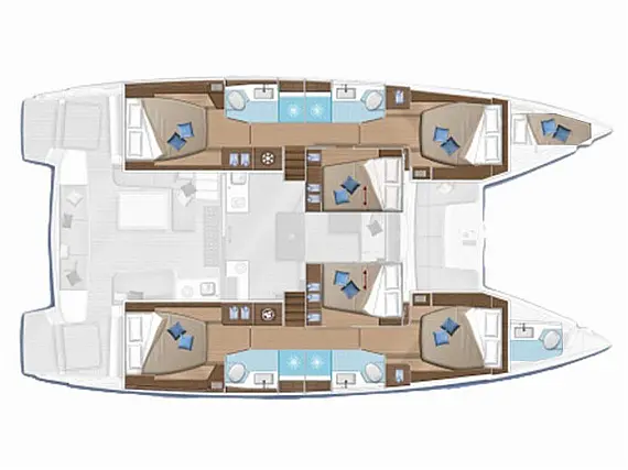 Lagoon 50 - Immagine di layout