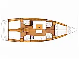 Sun Odyssey 469 - Layout image