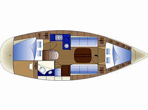 Bavaria Cruiser 32 - Immagine di layout