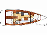 Oceanis 41.1 - Layout image