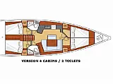 Oceanis 45 - Layout image