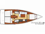 Oceanis 38.1 - Layout image