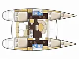 Lagoon 380 S2 - Layout image