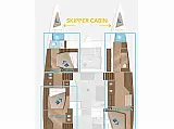 Lagoon 52 F owner version - Layout image