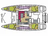 Lagoon 450F  - Layout image