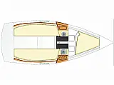 Beneteau First 21.7 - [Layout image]