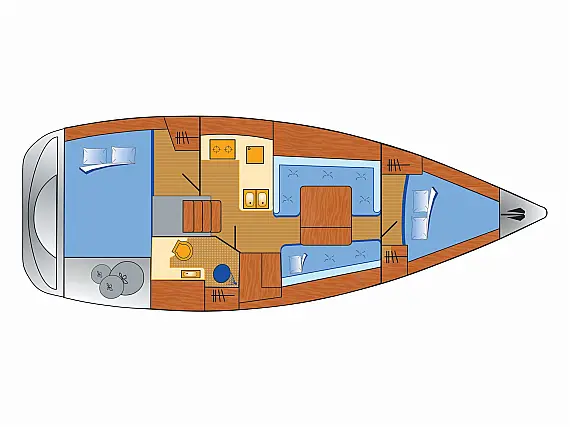Oceanis 34 - Immagine di layout