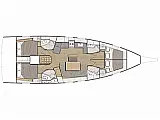 Oceanis 46.1 - Layout image