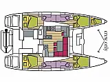 Lagoon 450F  - Layout image