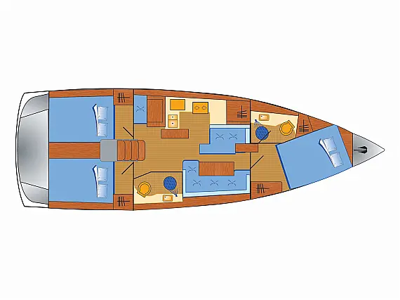 Sun Odyssey 410 - Immagine di layout