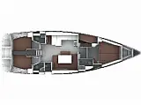 Bavaria Cruiser 51 - Layout image