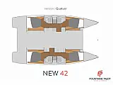 Fountaine Pajot ASTREA 42 - [Layout image]