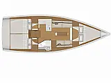 Dufour 360 Grand Large - Layout image