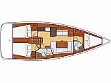 Oceanis 41 - Layout image