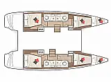 Lagoon 40 - Layout image