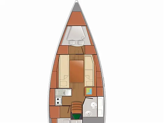 Sun Odyssey 319 - Immagine di layout