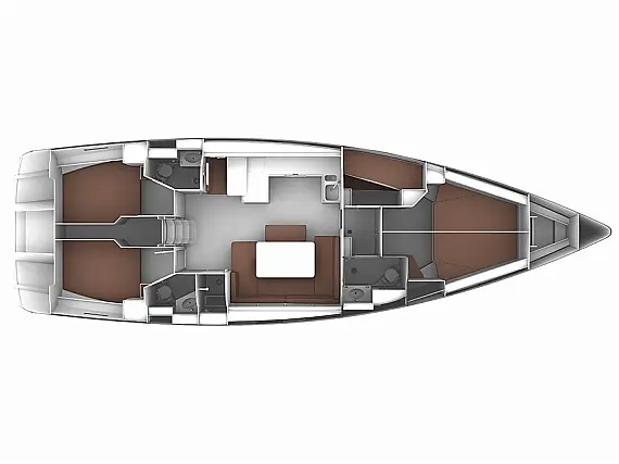 Bavaria Cruiser 51 - Immagine di layout