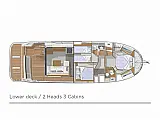 Beneteau S. Trawler 47 - [Layout image]