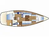 Bavaria 38 Match - Layout image