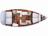 Jeanneau 53 (6 cab) - Layout image