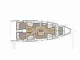 Oceanis 46.1 - Layout image